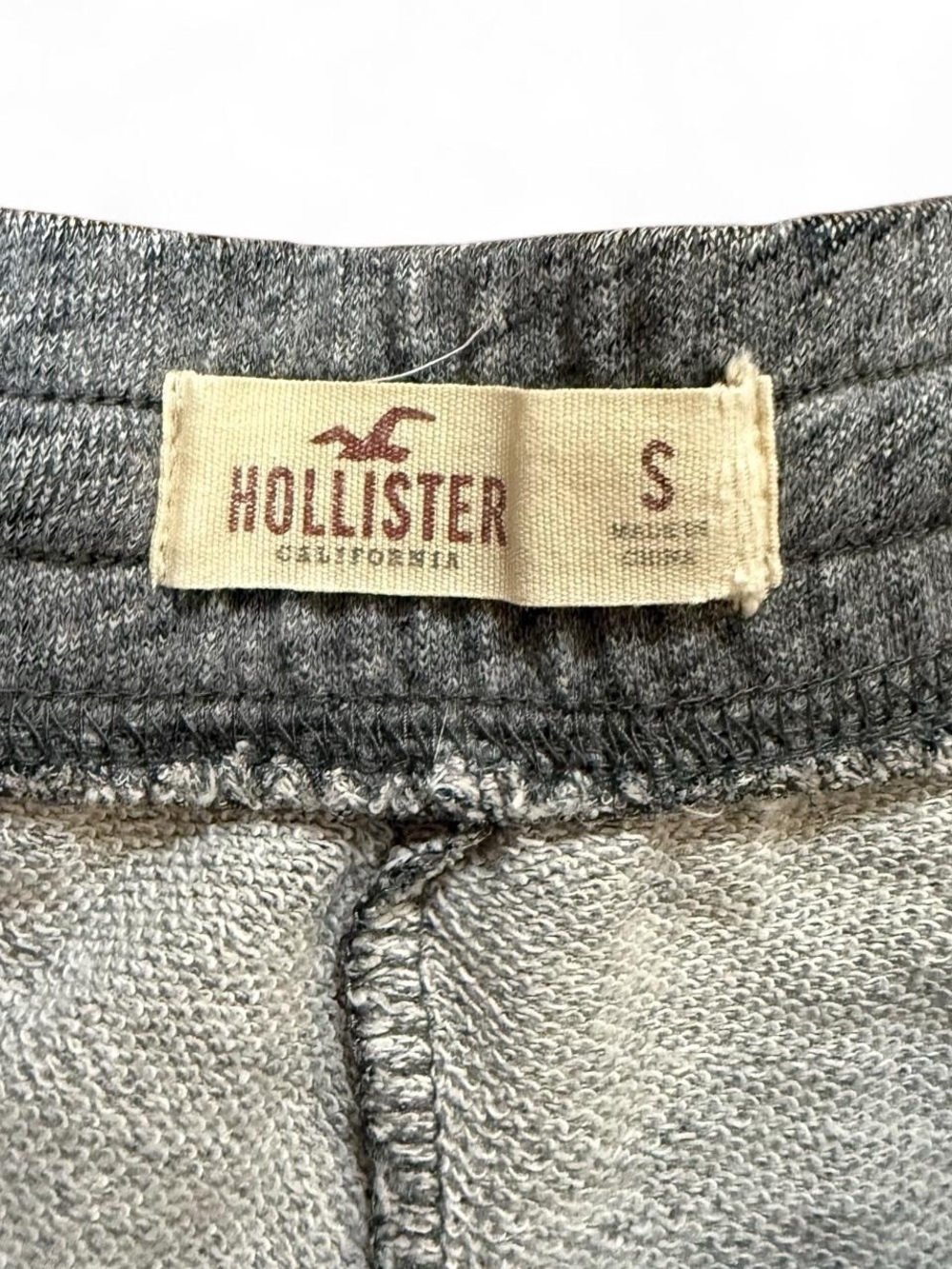 Vintage Y2K Hollister Co. Gray Logo Shorts Women’s Size S - Picture 2 of 7